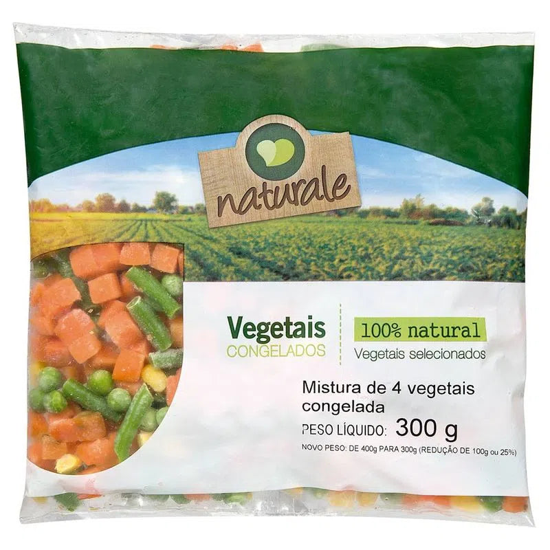 Naturale Mistura de 4 Vegetais Congelados 300g