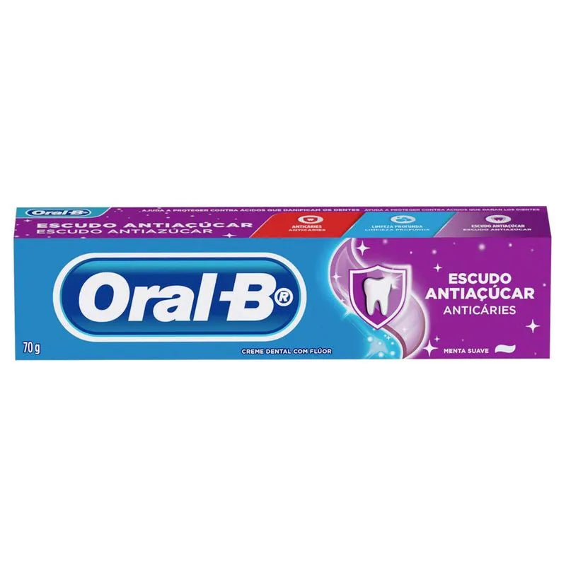 Oral B Creme Dental Escudo Antiaçúcar 70g