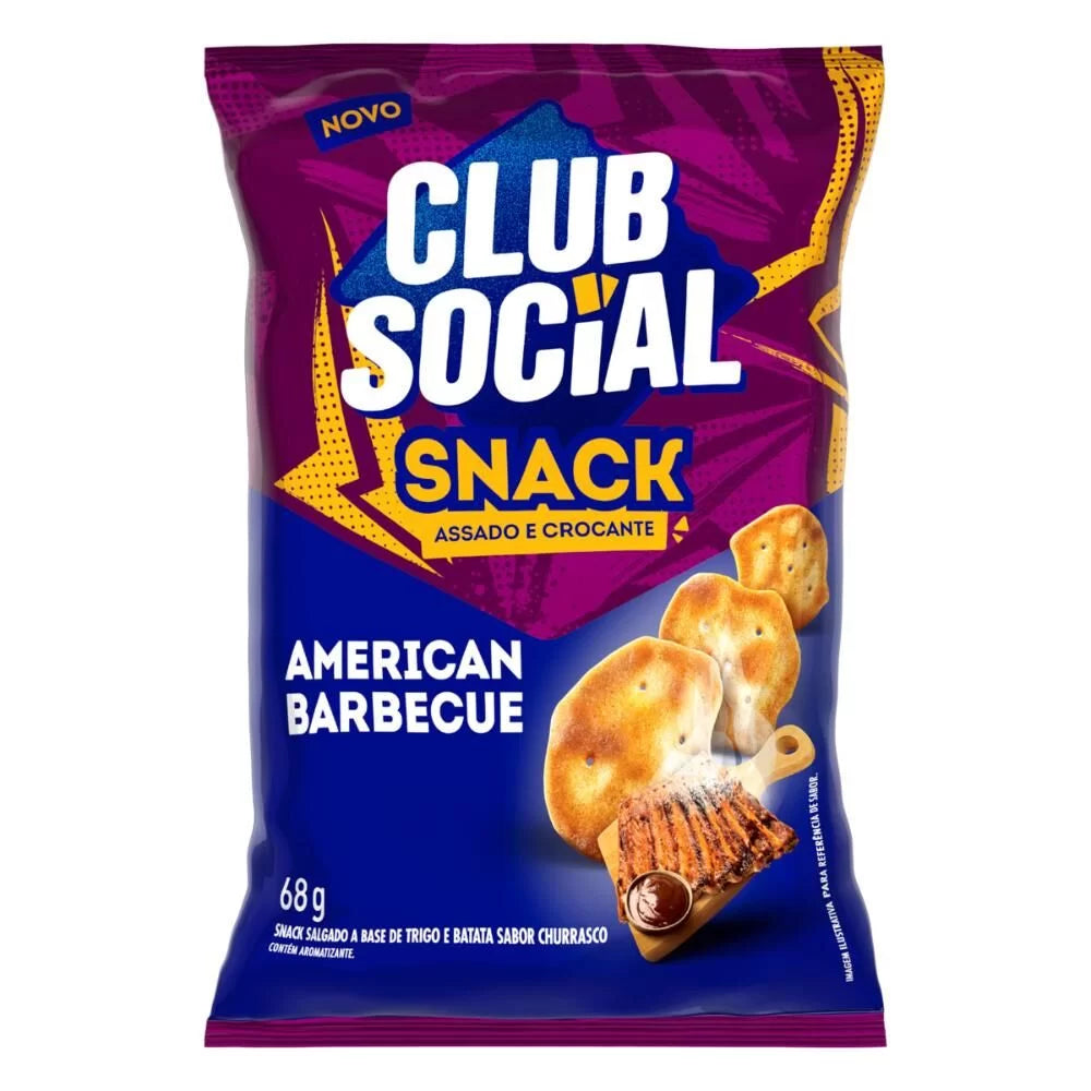 Club Social Snack American Barbecue 68g