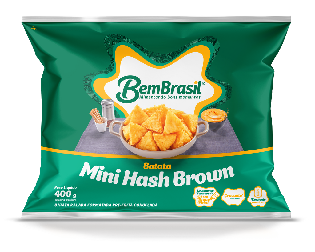 Bem Brasil Batata Mini Hash Brown 400g