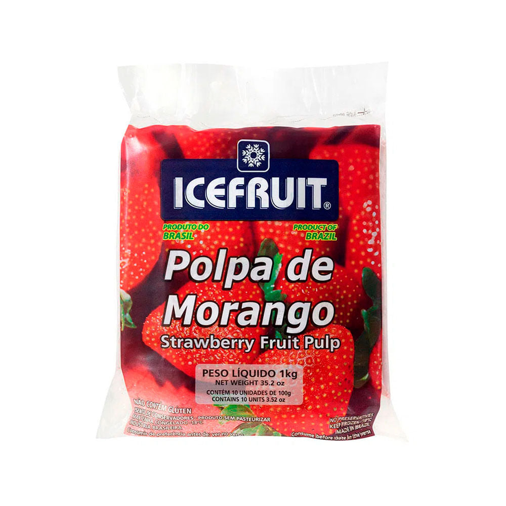 Icefruit Polpa de Morango 400g