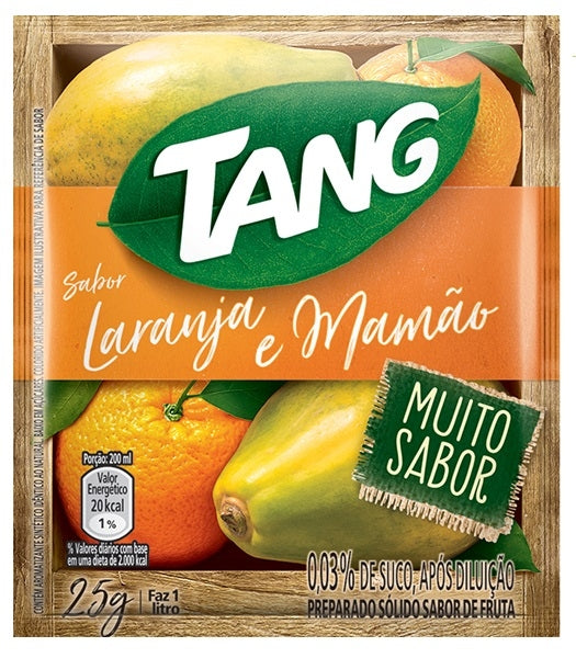Tang Suco em Pó Laranja e Mamão 25g