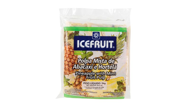 Icefruit Polpa de Abacaxi com Hortelã 400g