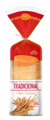 Amalfi Pão Sanduíche Tradicional 450g