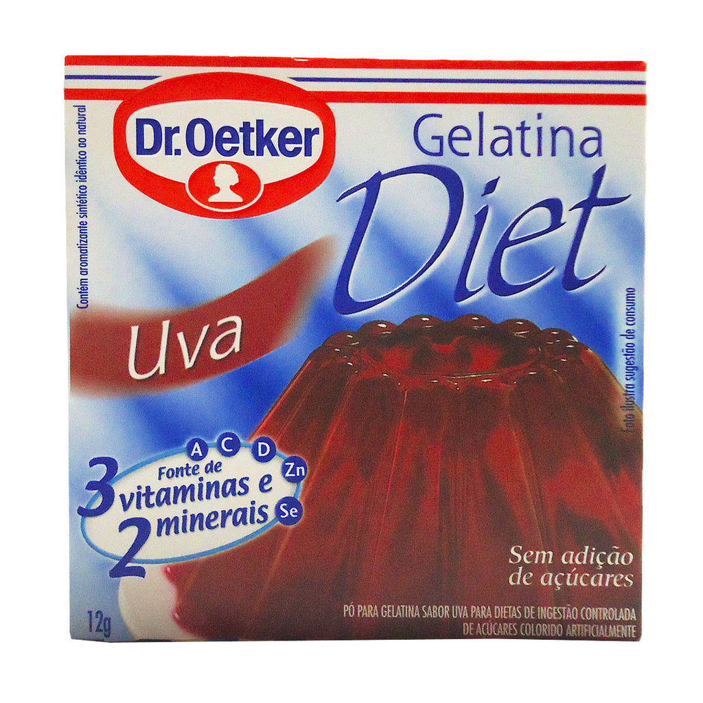 Dr. Oetker Gelatina Diet Uva 12g