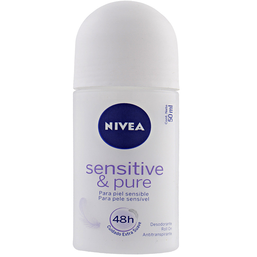 Nivea Desodorante Roll On Sensitive Pure 50ml