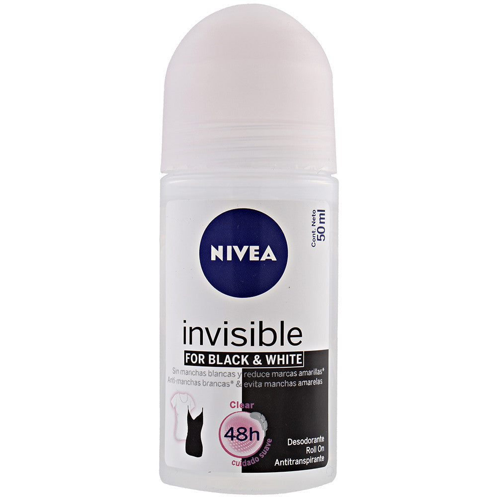Nivea Desodorante Roll On Clear Black & White 50ml