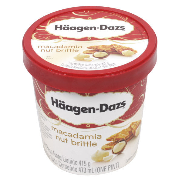 Haagen-Dazs Macadâmia Nut Brittle 473ml
