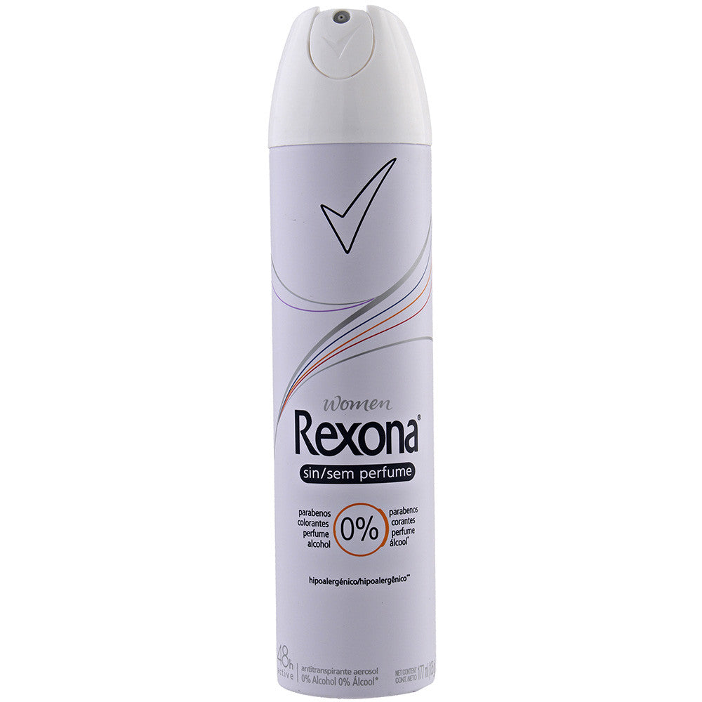 Rexona Desodorante Aerosol Women Sem Perfume 89g