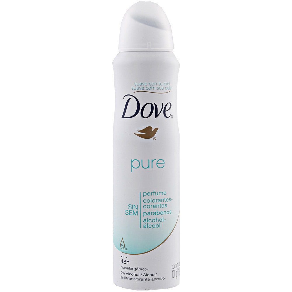 Dove Desodorante Aerosol Pure 100g