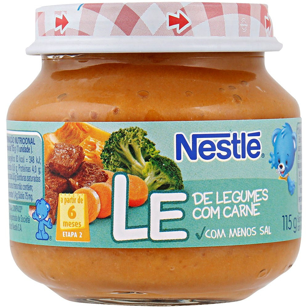 Nestlé Alimento Infantil Legumes com Carne 115g