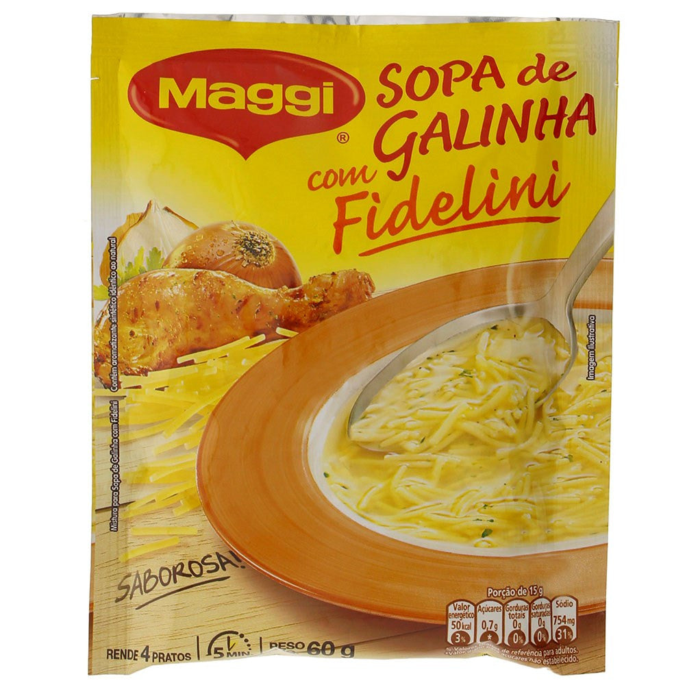 Maggi Sopa de Galinha com Fidelini 60g