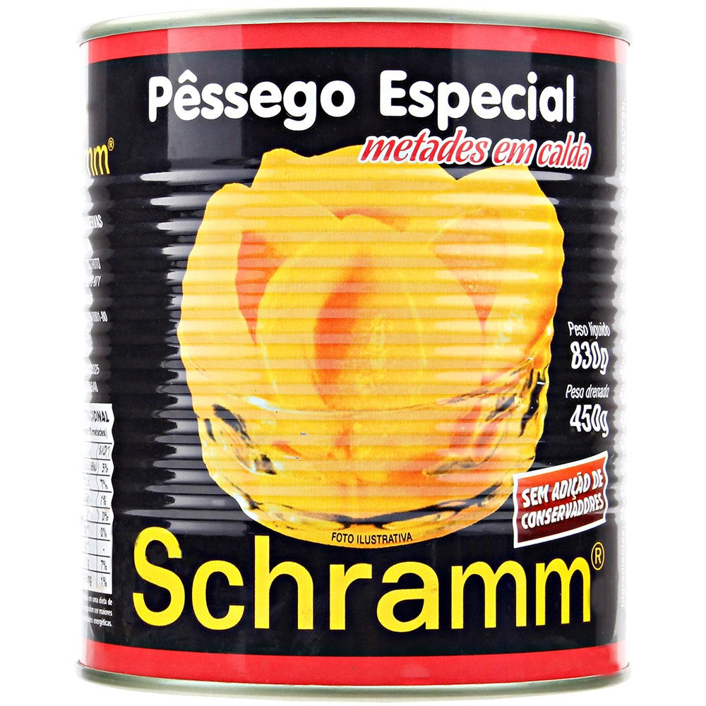 Schramm Pêssego em Calda 450g