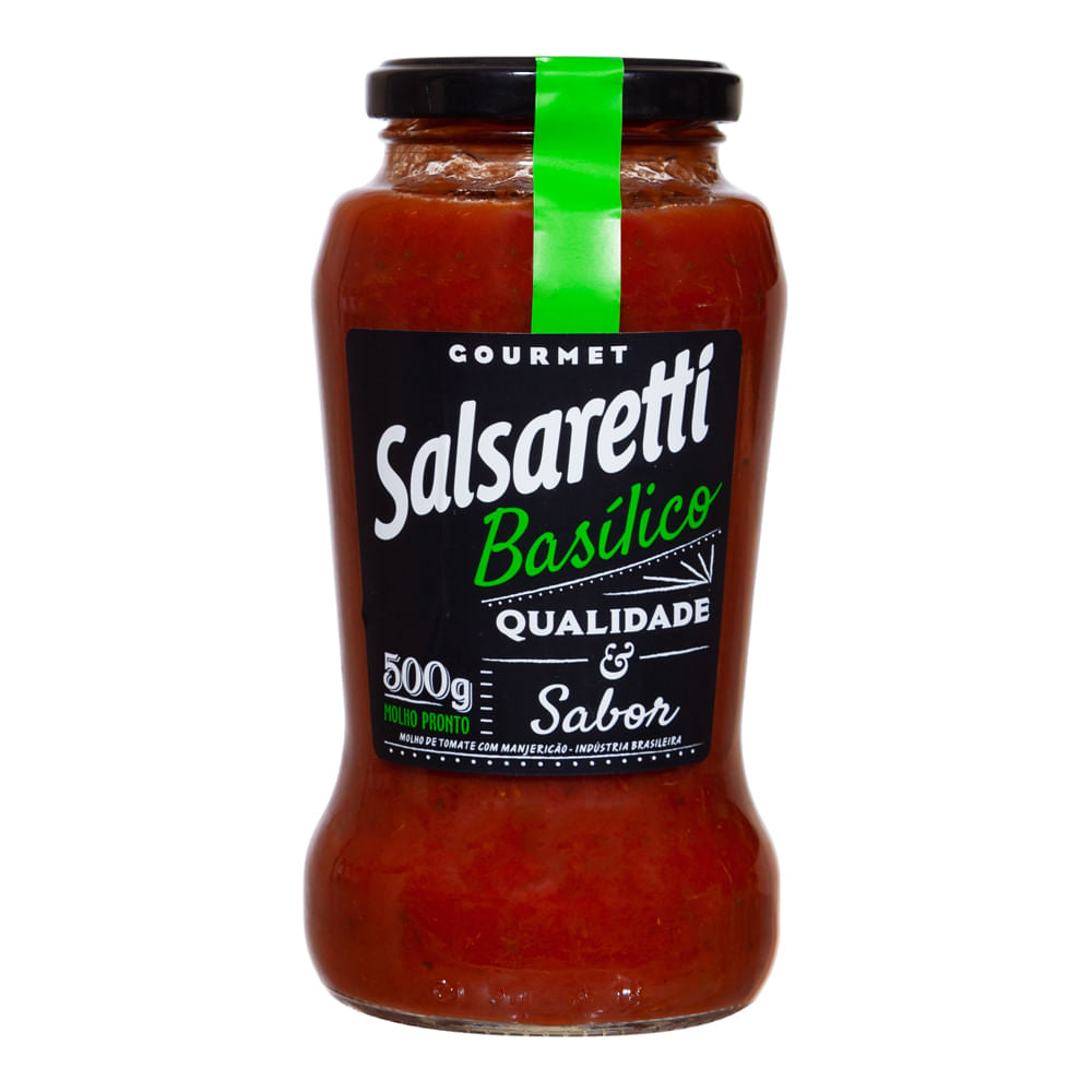 Salsaretti Molho de Tomate Basilico 500g