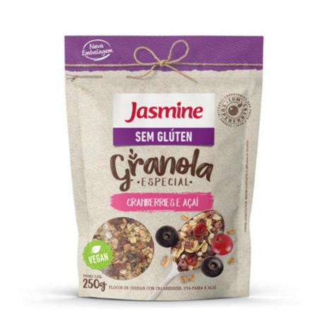 Jasmine Granola Especial Cranberries e Açaí Sem Glúten 250g