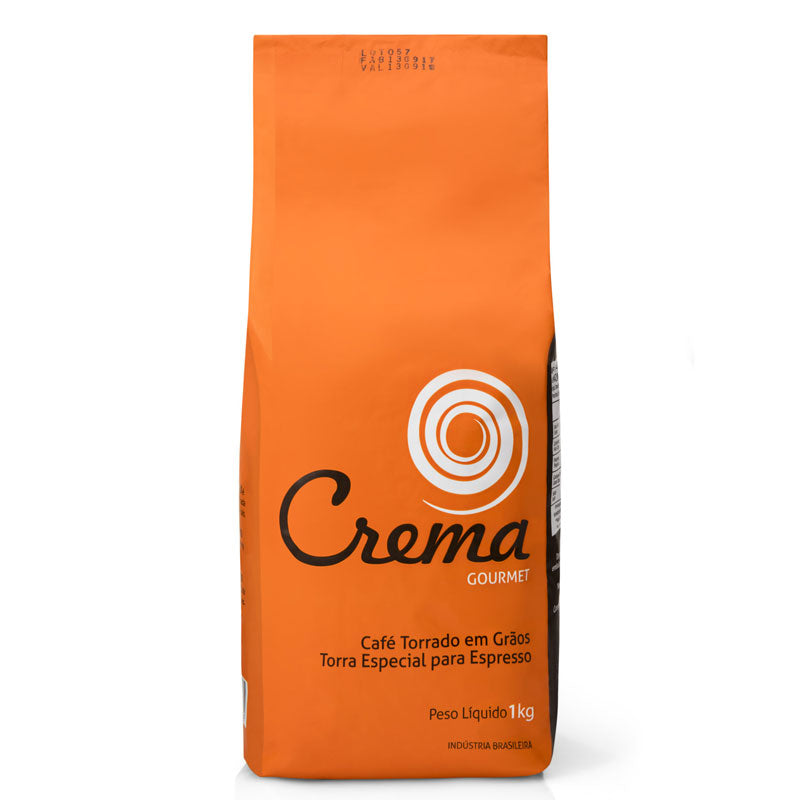 Crema Gourmet Café em Grãos Especial para Espresso 1kg