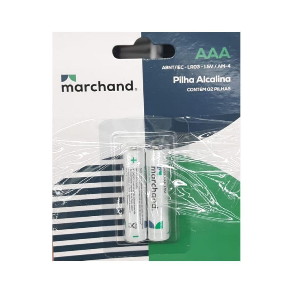 Marchand Pilha Alcalina AAA C/2