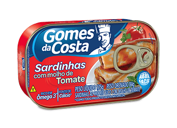 Gomes da Costa Sardinhas com Molho de Tomate 125g