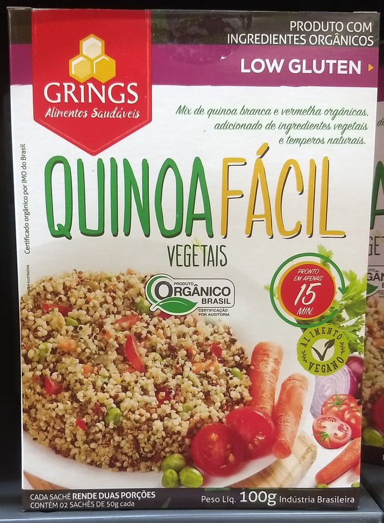Grings Quinoa Fácil Vegetais 100g