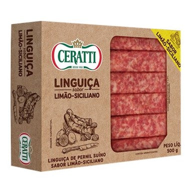 Ceratti Linguiça Sabor Limão Siciliano 400g