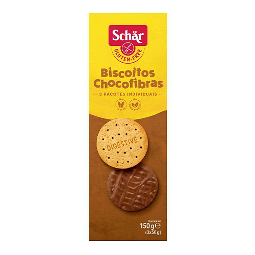 Schar Sem Glúten Biscoitos Chocofibras 150g