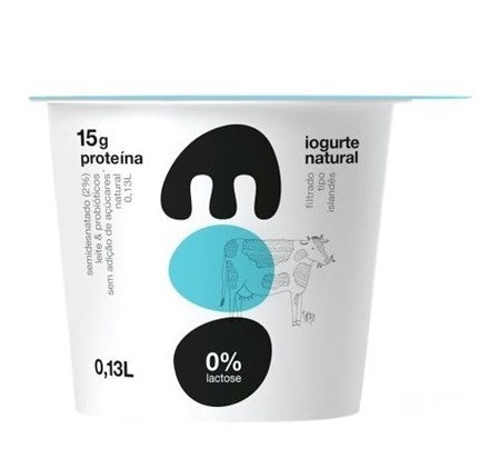Moo Iogurte Natural Zero Lactose 130g