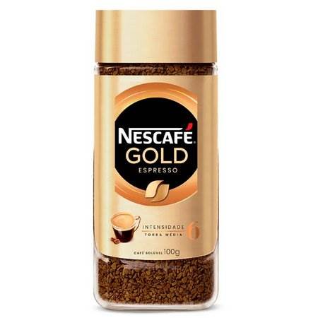 Nescafé Gold Espresso Intensidade 6 Café Solúvel 100g