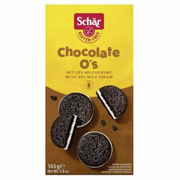 Schar Biscoito Chocolate O's Sem Glúten 165g