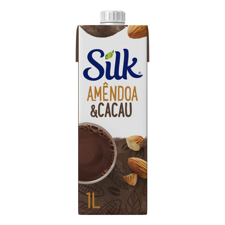 Silk Bebida Vegetal Amêndoa & Cacau 1L