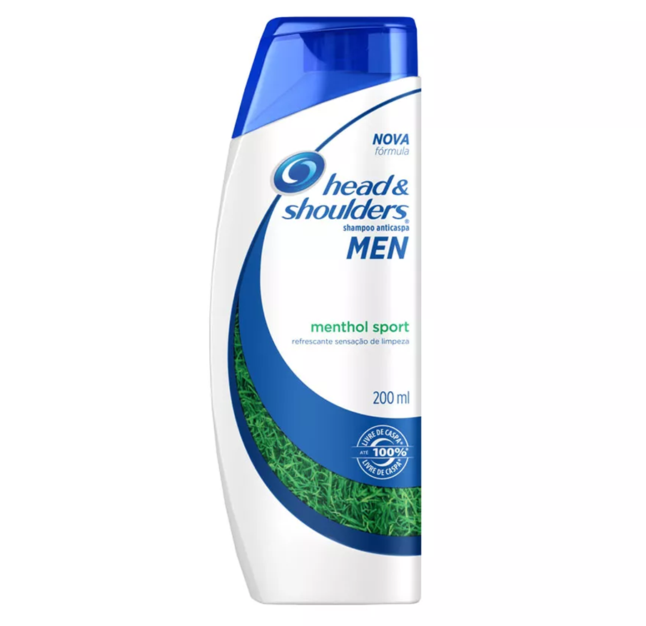Head & Shoulders Shampoo Anticaspa Men Menthol Refrescante 200ml