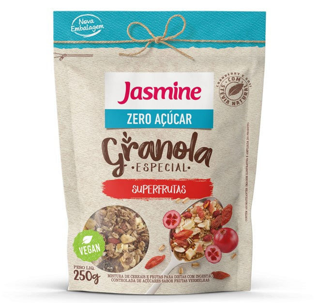 Jasmine Granola Especial Superfrutas Zero Açúcar 250g