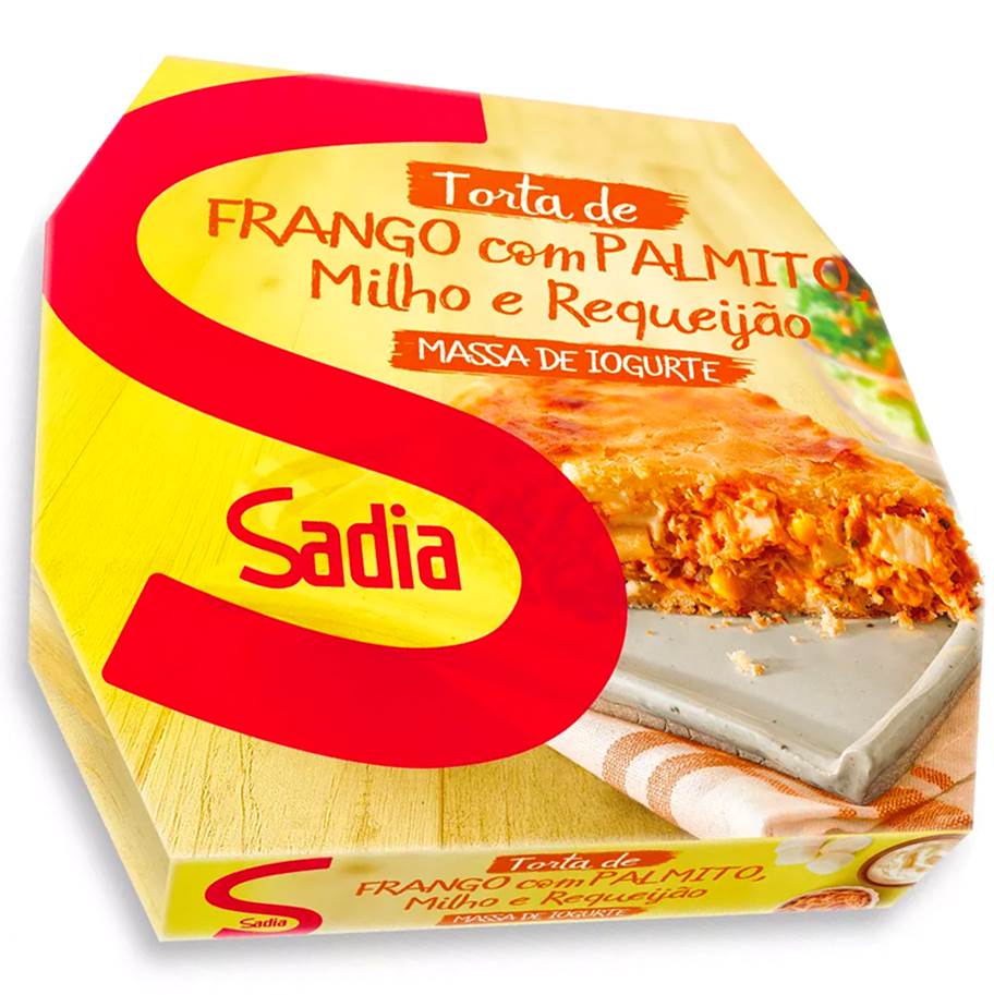 Sadia Torta de Frango com Palmito, Milho e Requeijão 500g