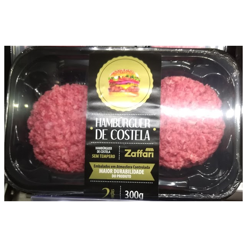 Zaffari Hambúrguer de Carne Costela 2 porções 300g