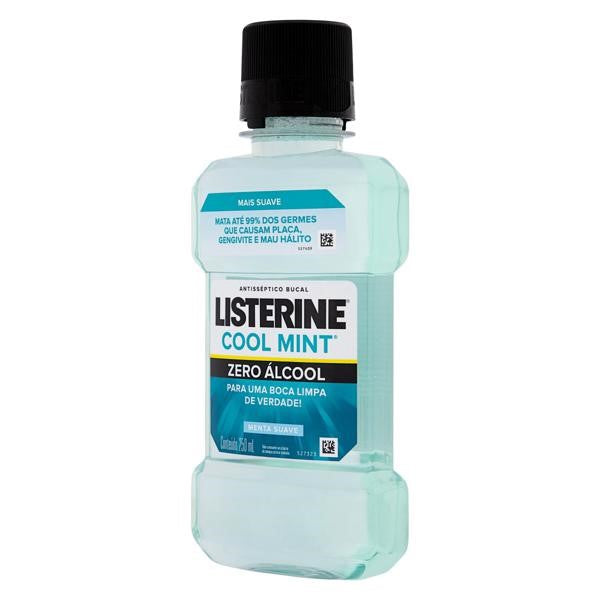 Listerine Cool Mint Zero Menta Suave 250ml