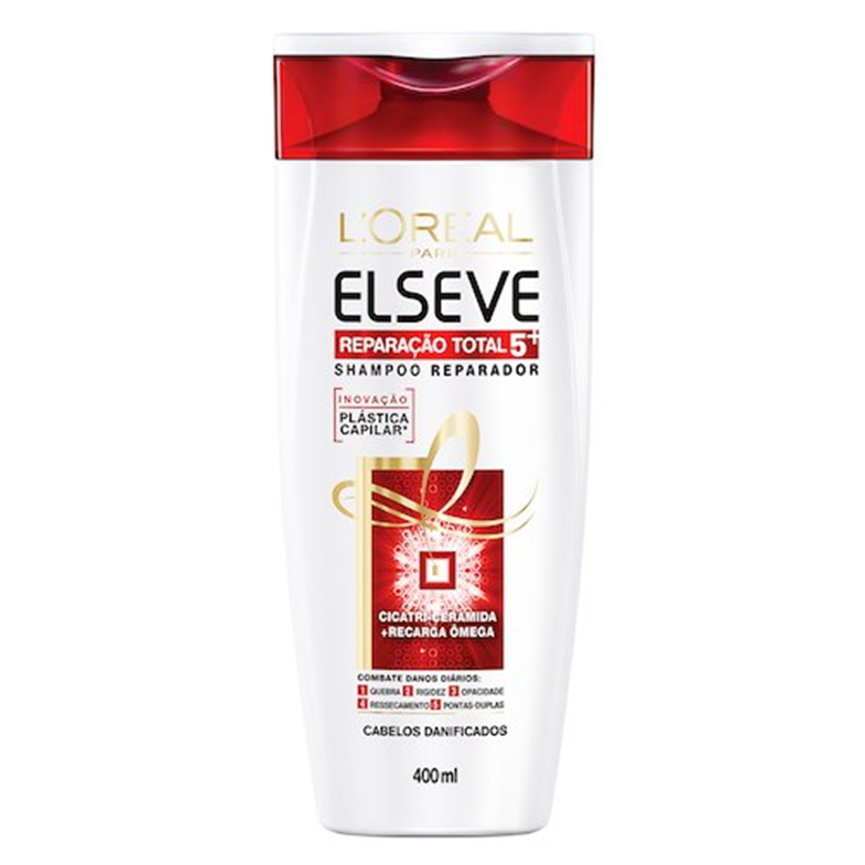 L'Oreal Elseve Shampoo Reparação Total 5+ 400ml