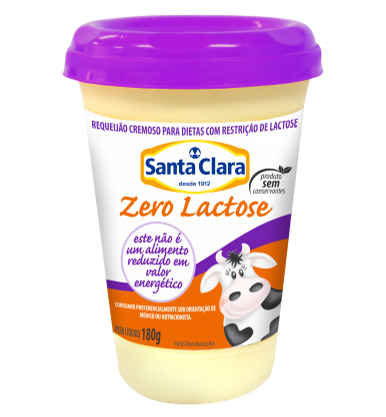 Santa Clara Requeijão Zero Lactose 180g