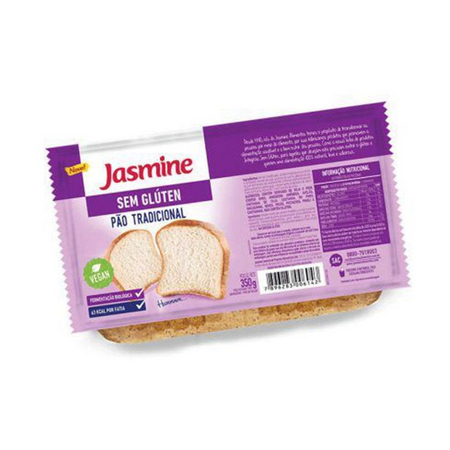 Jasmine Pão Tradicional Sem Glúten 350g