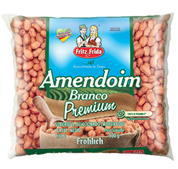 Fritz e Frida Amendoim Premium Branco 500g