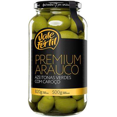Vale Fértil Azeitonas Premium Arauco 500g