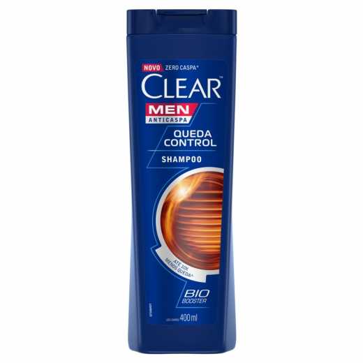 Clear Men Shampoo Anticaspa Queda Control 400ml