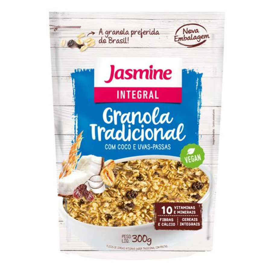 Jasmine Grain Flakes Granola Integral 300g