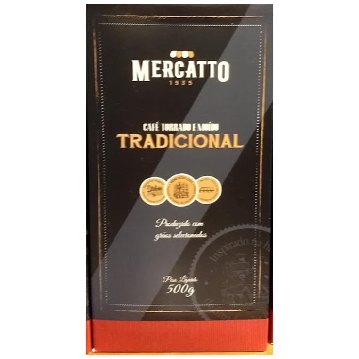 Mercatto Café Torrado e Moído Tradicional 500g