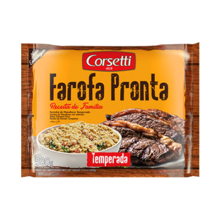 Corsetti Farofa Pronta 500g
