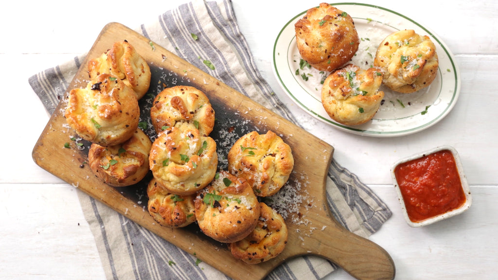 Receita: Pão de Alho com Bacon e Purê