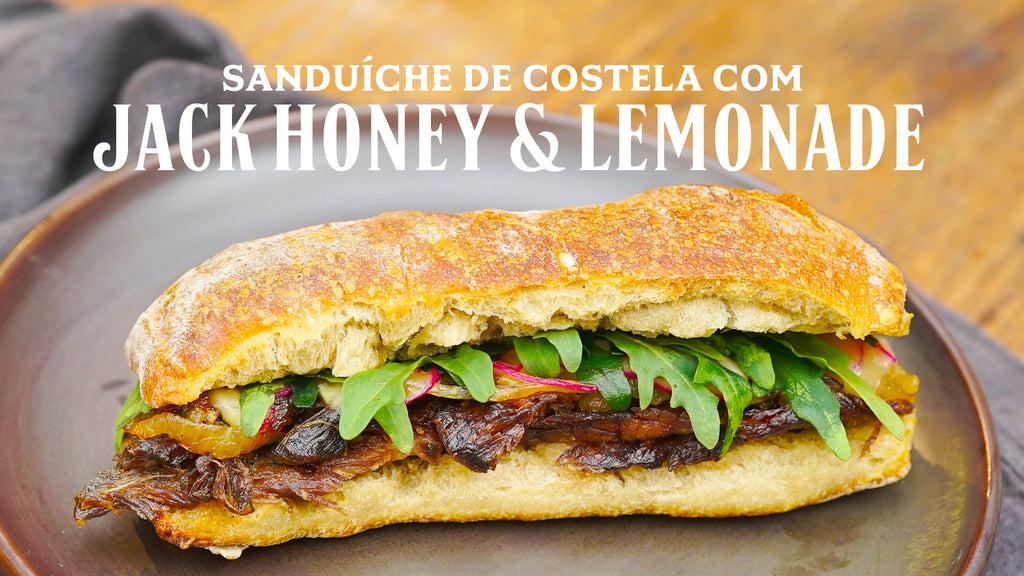 Receita: Sanduíche de Costela com Jack Honey & Lemonade