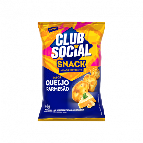 Club Social Snack Queijo Parmesão 68g