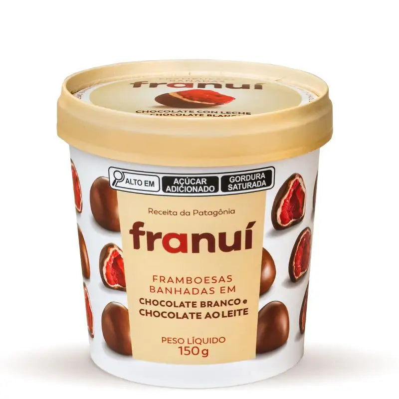Franui Framboesa com Chocolate ao Leite 150g