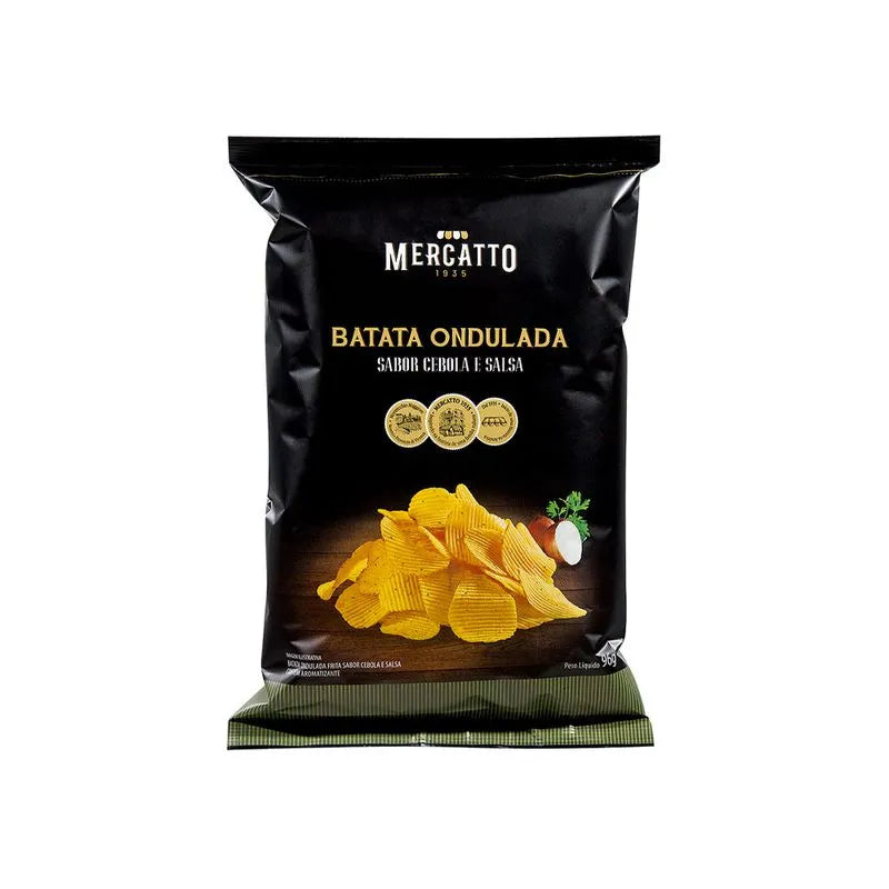 Mercatto Batata Chips Cebola e Salsa 96g
