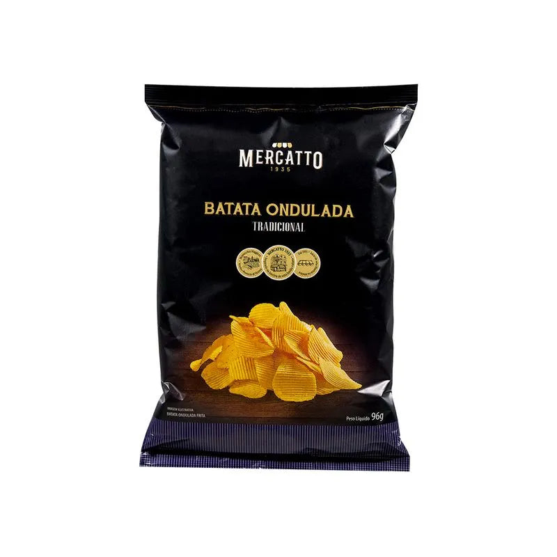 Mercatto Batata Chips Tradicional 96g