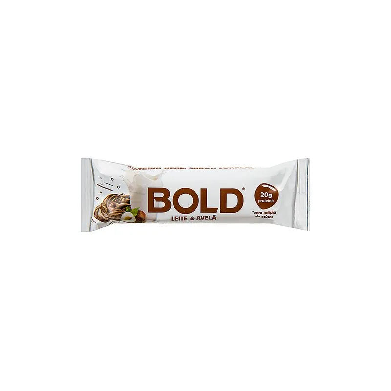 Thin Bold Barra de Proteína Leite & Avelã Zero Adição de Açúcar 60g